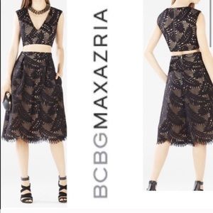 BCBG two piece lace dress